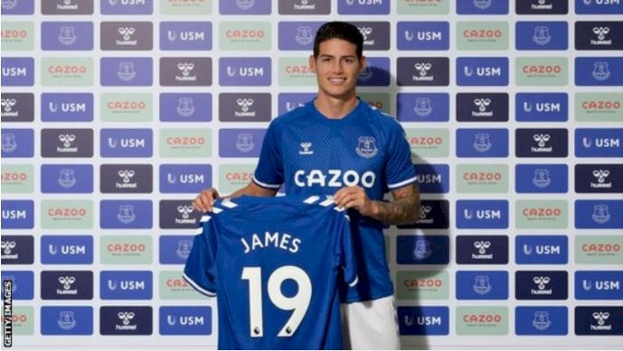 James Rodriguez: Everton sign Colombia attacking midfielder from Real Madrid