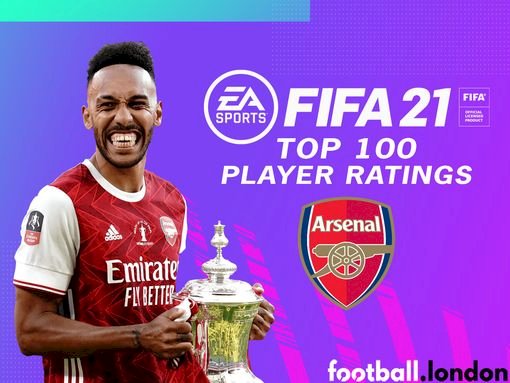 Arsenal FIFA 21 ratings: Two Gunners included in top 100