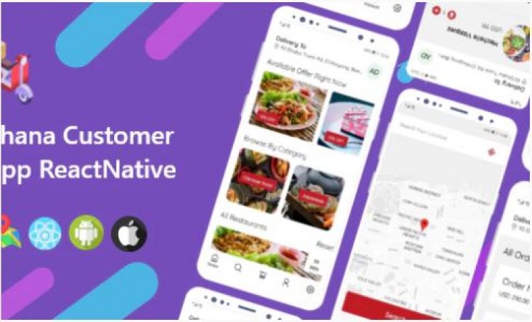 Khana v1.0 - Multi Restaurants And Food Delivery Customer App