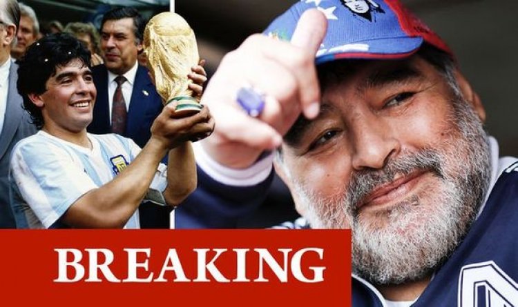 Football legend Diego Maradona dies aged 60