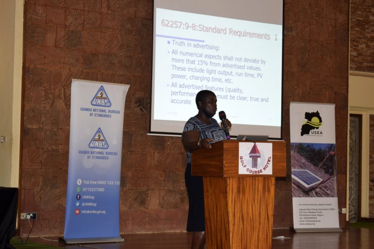 UNBS sensitizes energy stakeholders on new Solar home systems and kits standards