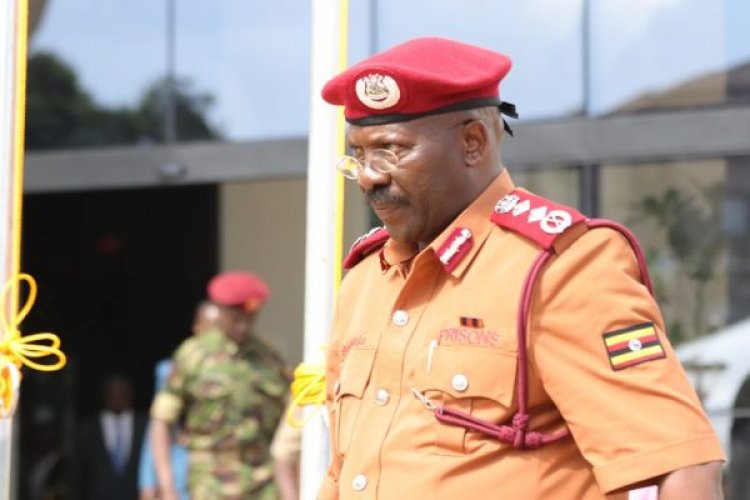 Commissioner General Uganda Prisons Services Byabashaija announces promotion of 65 senior officers.