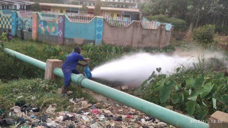 NWSC feeder projects boosting water supply stabilization in Kampala Metropolitan Areas.