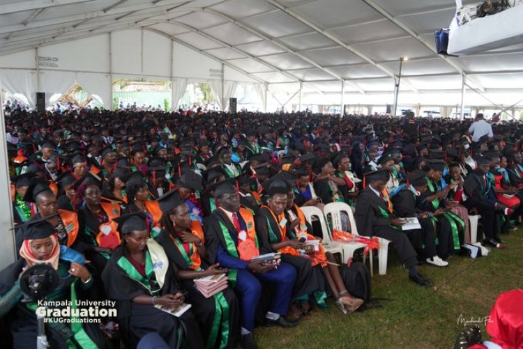 Minister Nabakooba advises graduates to join gov’t devp’t programs, build networks as 2,415  completed studies at Kampala University.