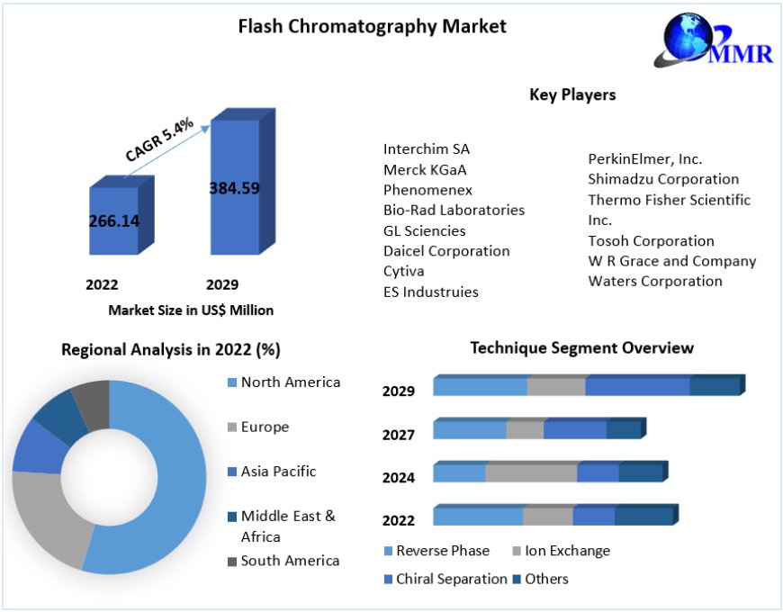 Flash Chromatography Market Projected to Hit US$ 384.59 Mn. at a 5.4% CAGR by 2029.