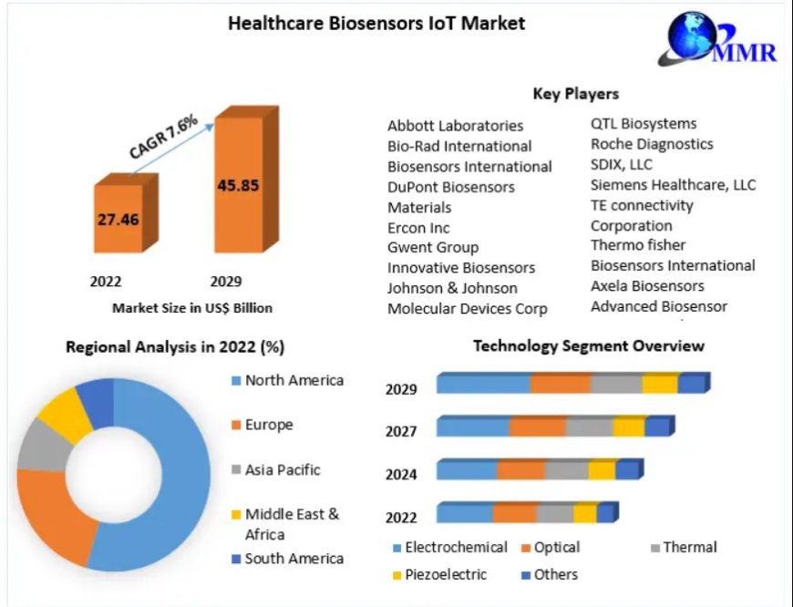 Healthcare Biosensors IoT Market Share, Size, Key Player, by type, Segmentation with Competitive Analysis, Top Manufacturers And Forecast 2029