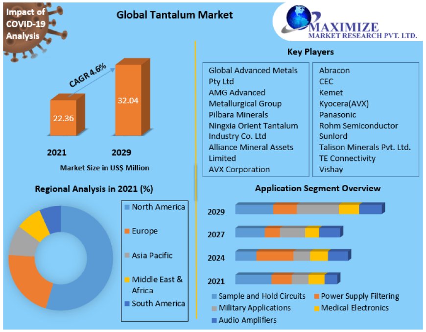 Tantalum Market	Potential Effect on Upcoming Future Growth, Competitive Analysis and Forecast 2029