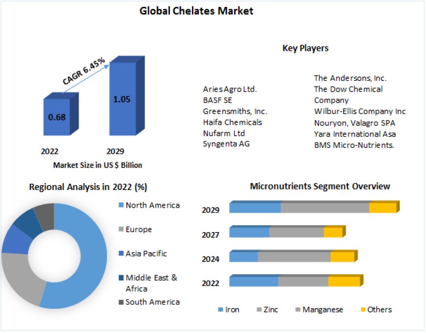 Chelates Market: Global Landscape 2023-2029 and Future Directions by Type, Application, End-use Industry, and Region After COVID-19