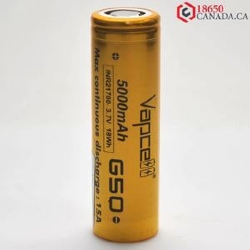 Unleashing Power: A Comprehensive Review of VAPCELL G50 21700 15A Flat Top 5000mAh Battery