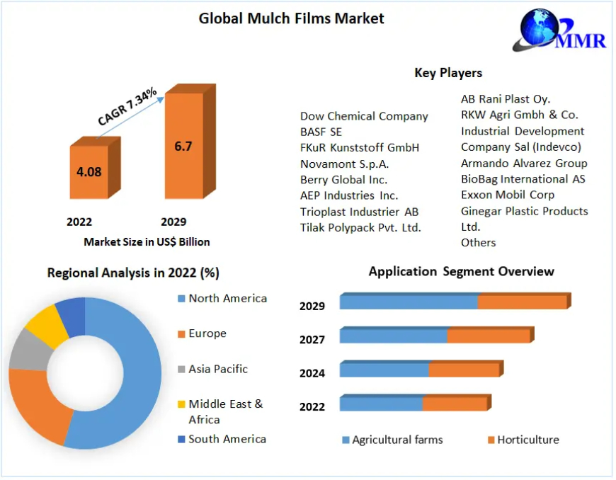 Mulch Films Market Value, CAGR, Outlook, Analysis, Latest Updates,Outlook, Research, Trends And Forecast To 2029