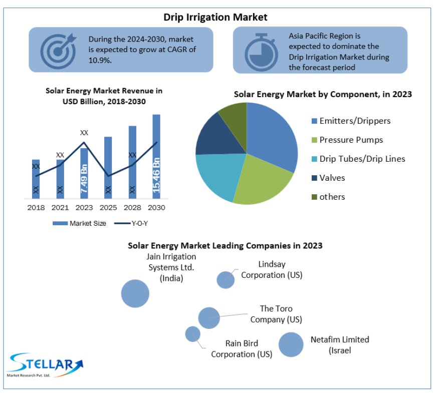 Drip Irrigation Market Size, New Innovations Trends, Research, Global Share and Growth Factor and Forecast: 2024-2030