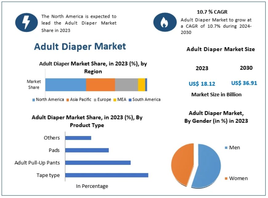 Adult Diaper Market Business Strategies, Revenue and Growth Rate Upto 2030