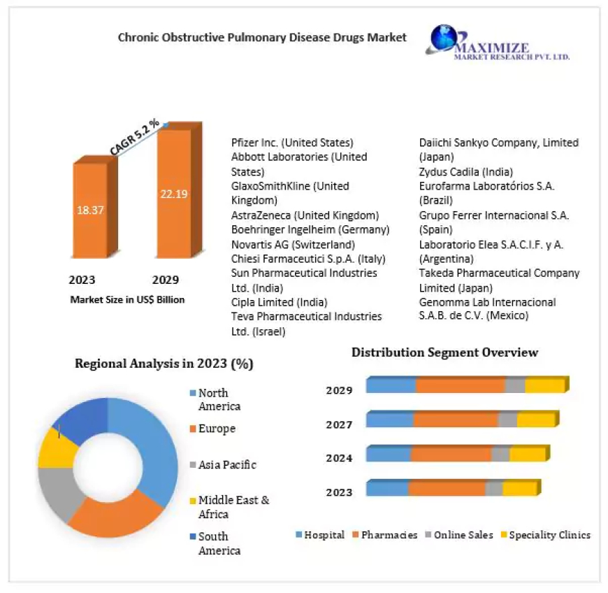 Chronic Obstructive Pulmonary Disease Drugs Market Size and Competitive Positioning 2023-2029