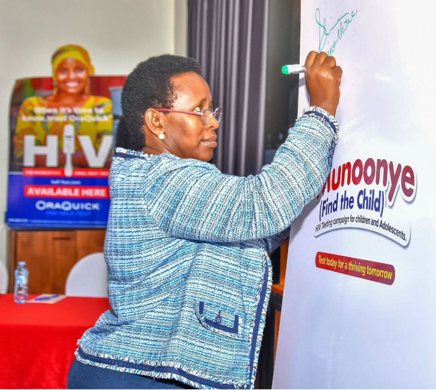Ministry of Health launches “Munoonye” campaign to identify untreated children living with HIV in Uganda