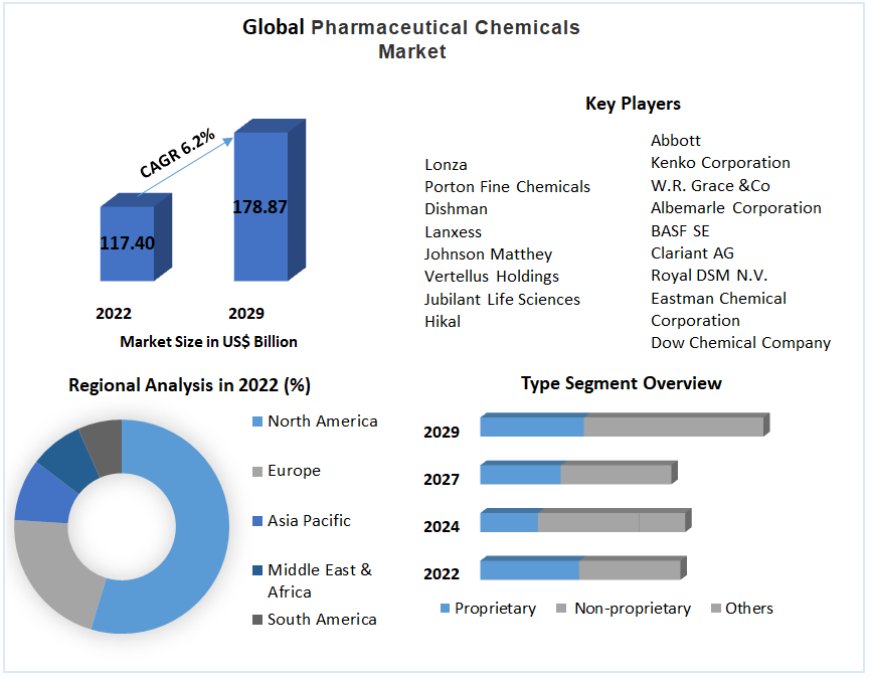 Global Pharmaceutical Chemicals Market Trends, Challenges, Industry Analysis and Forecast 2029