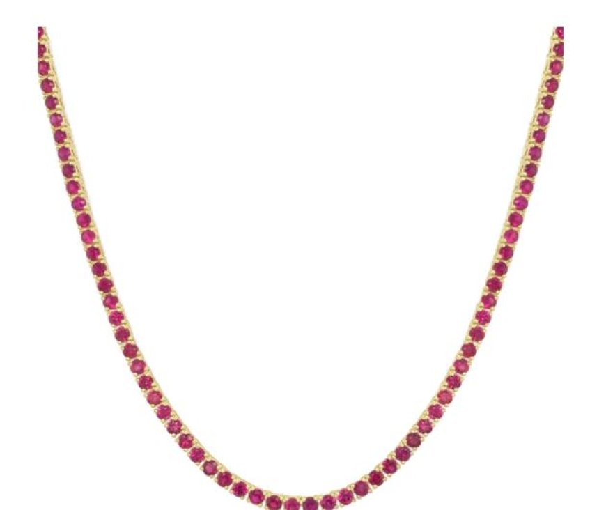 The Radiance of Ruby: A Fascinating Journey into the World of Tennis Necklaces