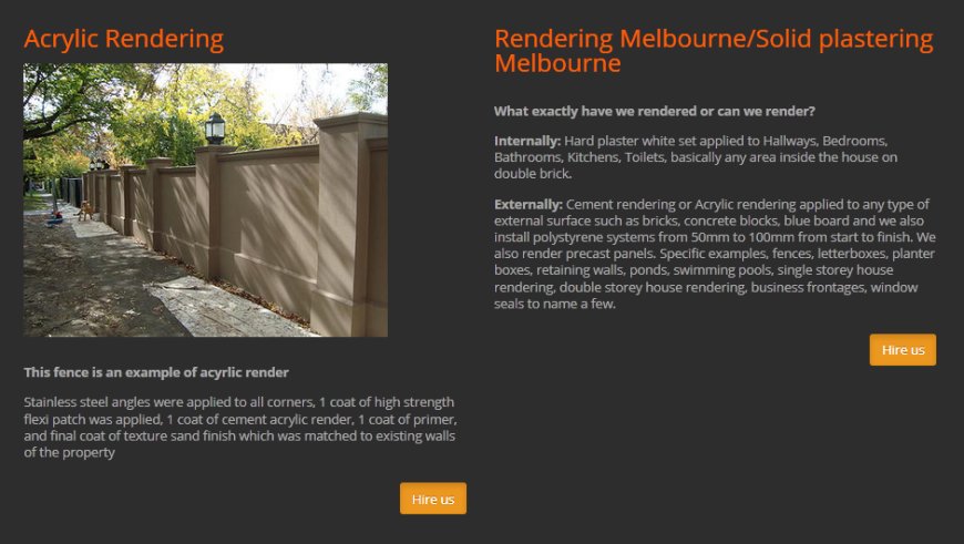 Enhancing Aesthetic Appeal and Durability with Melbourne Rendering and Solid Plastering!
