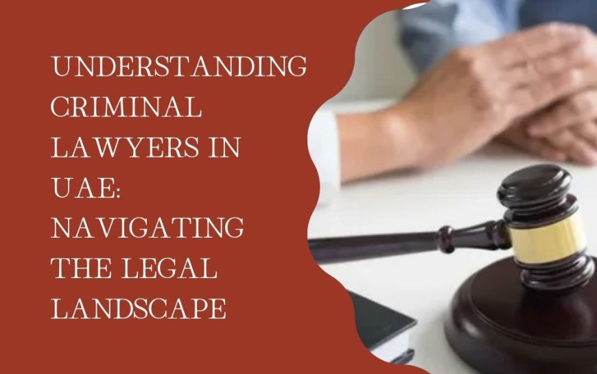 Understanding Criminal lawyers in uae: Navigating the Legal Landscape
