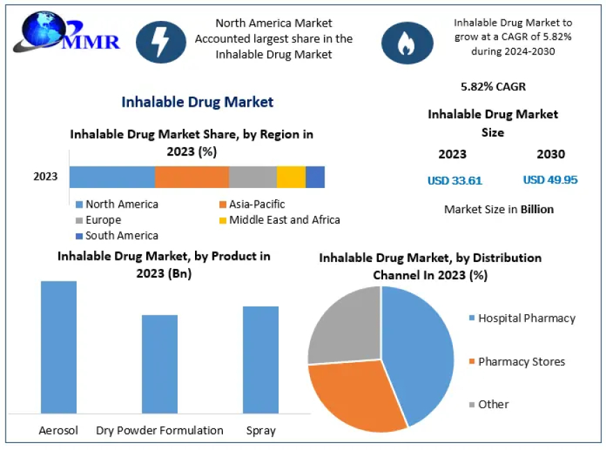 Inhalable Drug Market Challenges,Business Outlook And Growth Opportunities 2030