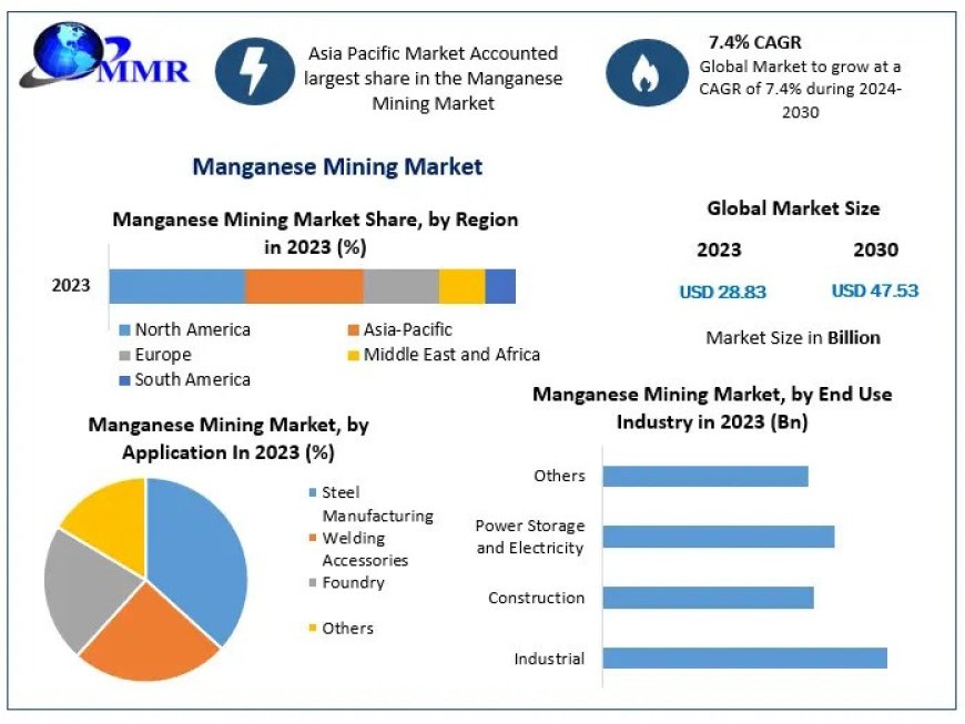 Manganese Mining Market Comprehensive Growth, Research Statistics, Business Strategy, Global Size, Industry Trends, Revenue and Outlook 2030