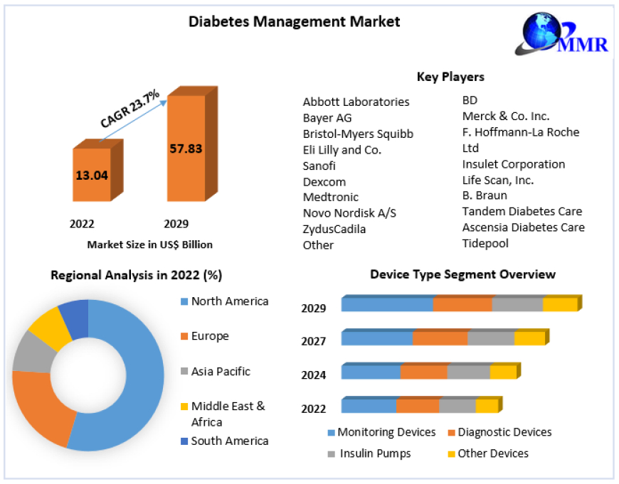 Diabetes Management Market Analysis by Size, Share, Opportunities, Revenue, Future Scope and Forecast 2029