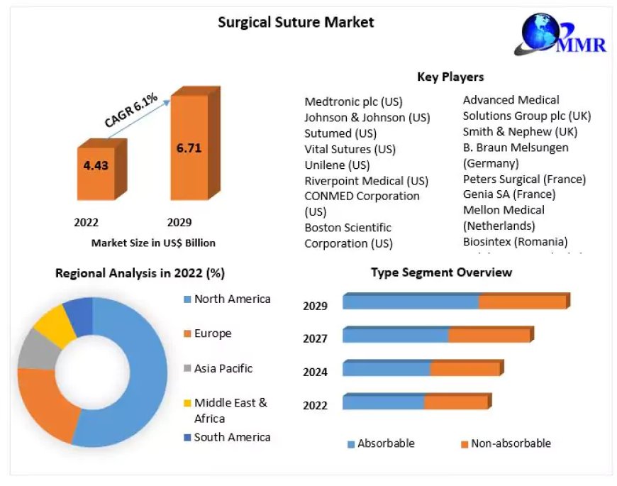 Surgical Suture Market  Report, Segmentation by Product Type, End User, Regions