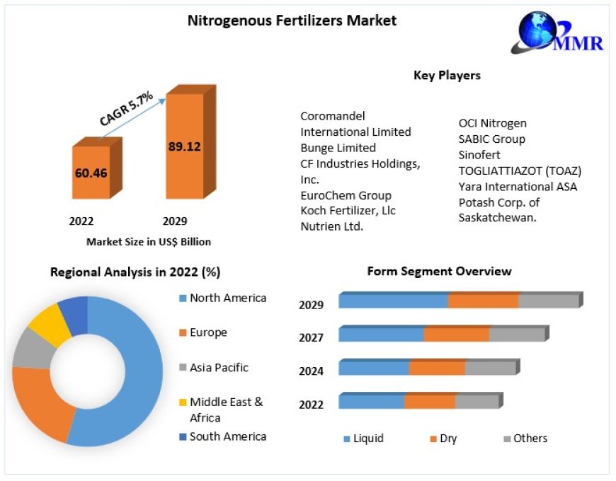 Nitrogenous Fertilizers Market Industry Outlook, Key Players, Segmentation Analysis, Business Growth and Forecast to 2029