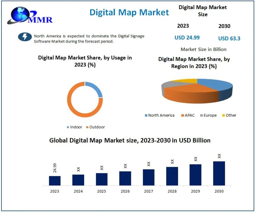 Digital Map Market Global Industry Outlook by Types, Applications, and End-User Analysis Industry Growth Forecast to 2024-2030