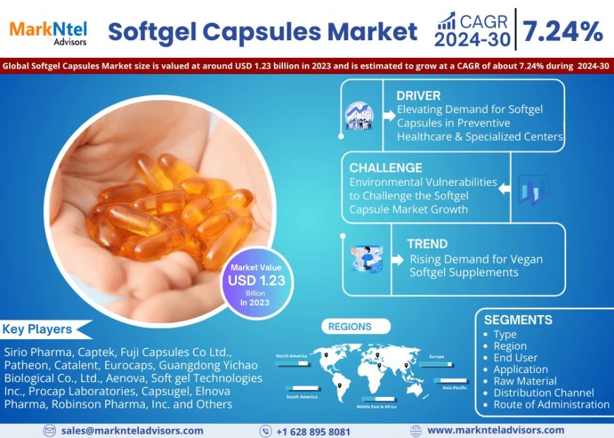 Softgel Capsules Market 2024 Strategy Unveiled: Top Business Tactics, Growth Factors, and Healthy CAGR Across Industry Segments