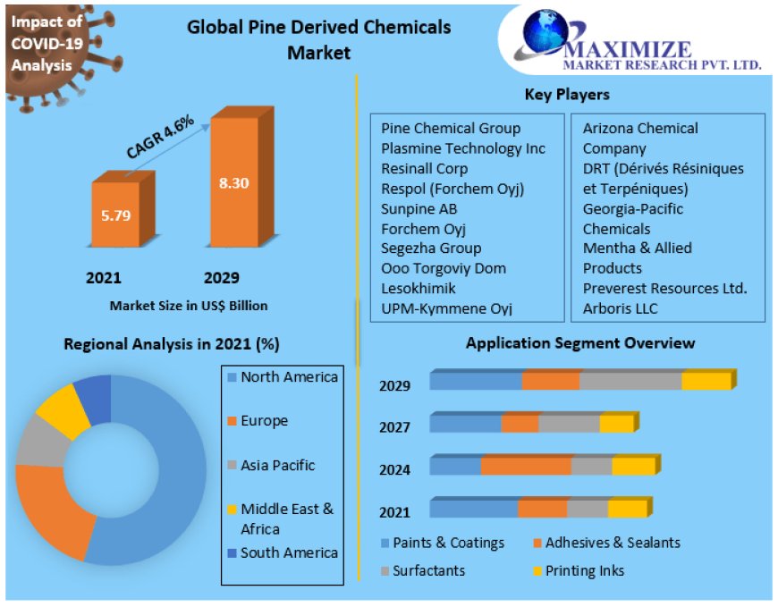 Pine Derived Chemicals Market Notable Developments, Potential Players & Worldwide Opportunities 2029