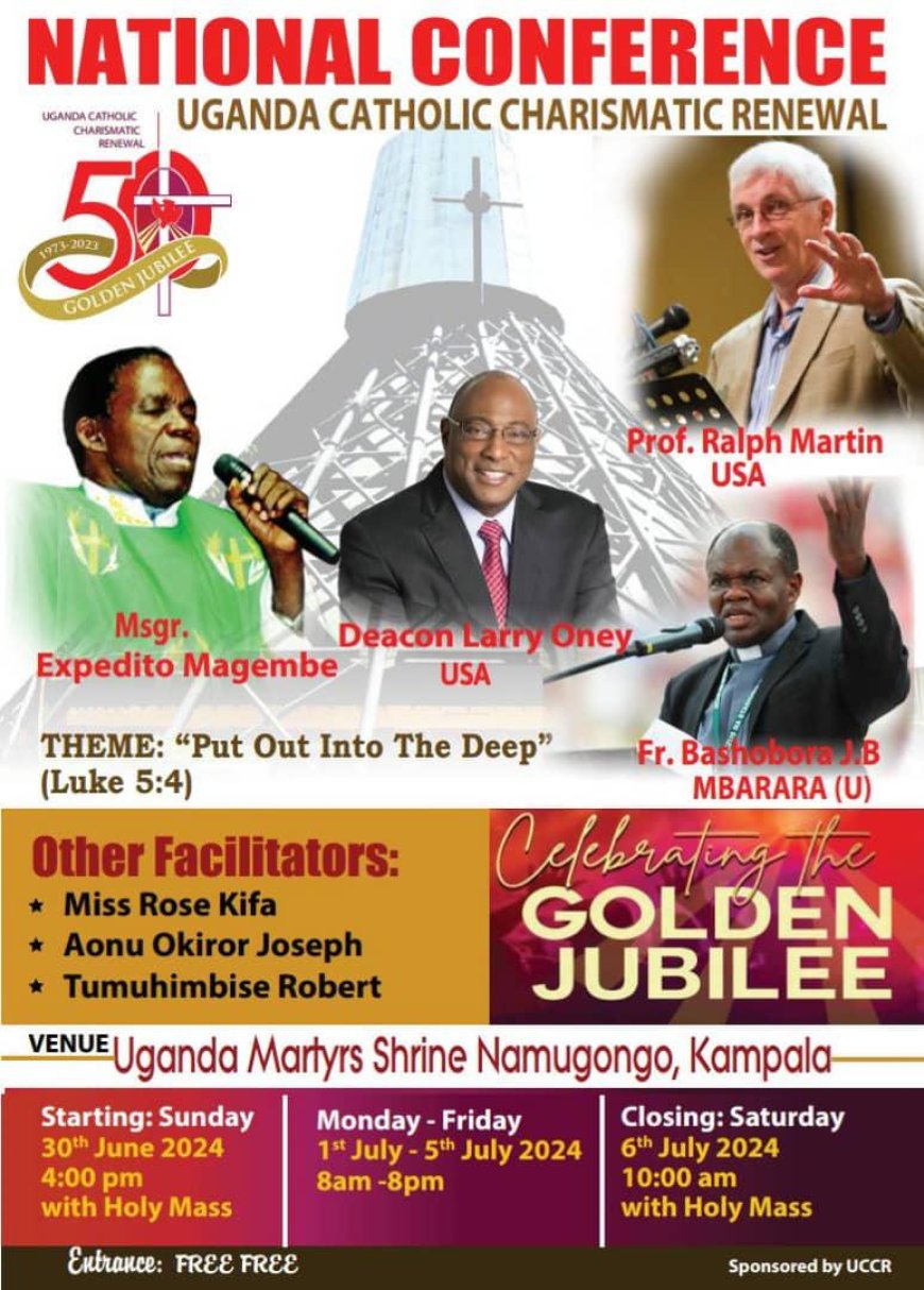 Uganda Catholic Charismatic Renewal Sets Momentum for Nationwide Golden Jubilee Celebrations at Namugongo