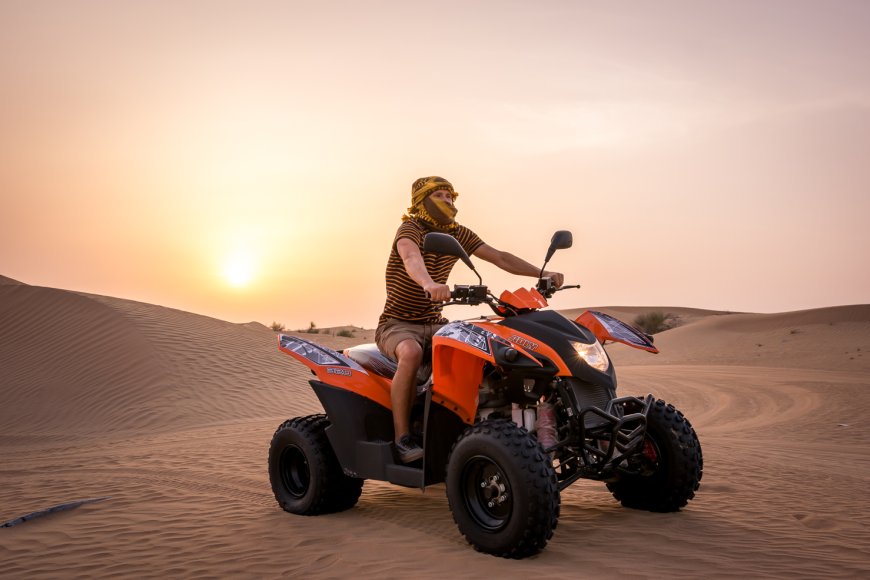 Conquer the Dunes and Savor the Stars: An Evening Quad Bike Safari Adventure in Dubai