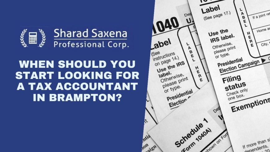 When Should You Start Looking for a Tax Accountant in Brampton?