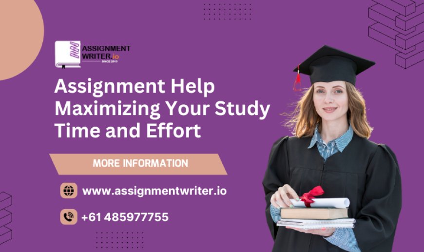 Assignment Help Maximizing Your Study Time and Effort