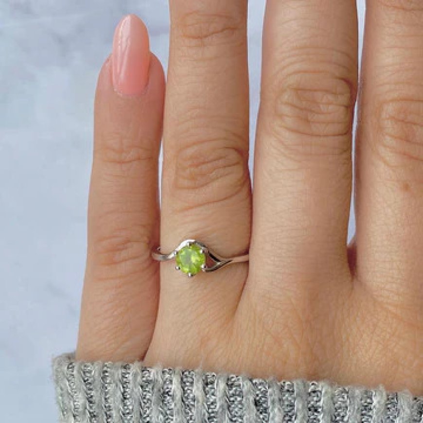 Buy Dainty Peridot Rings online at the best price