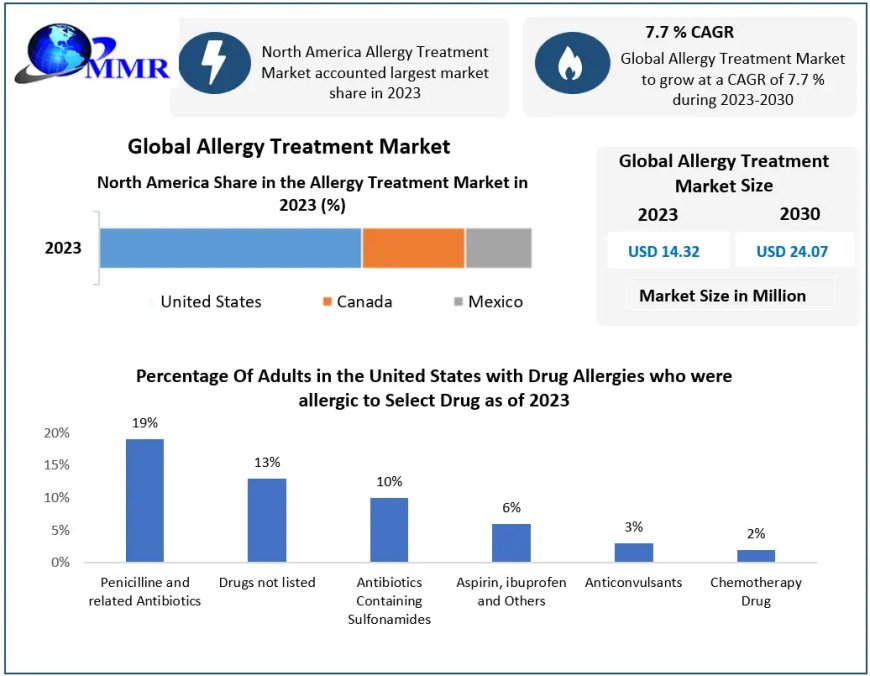 Allergy Treatment Market to Experience 7.7% CAGR Growth Through, Engagement Model, Analysis Report, 2024-2030