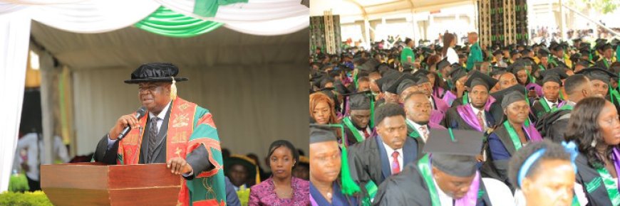 Internal Affairs Minister Otafiire tasks youth to join fight against corruption as over 2,313 graduates at KIU.