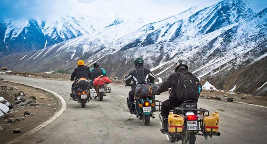 Motorbiking Adventures in Leh Ladakh