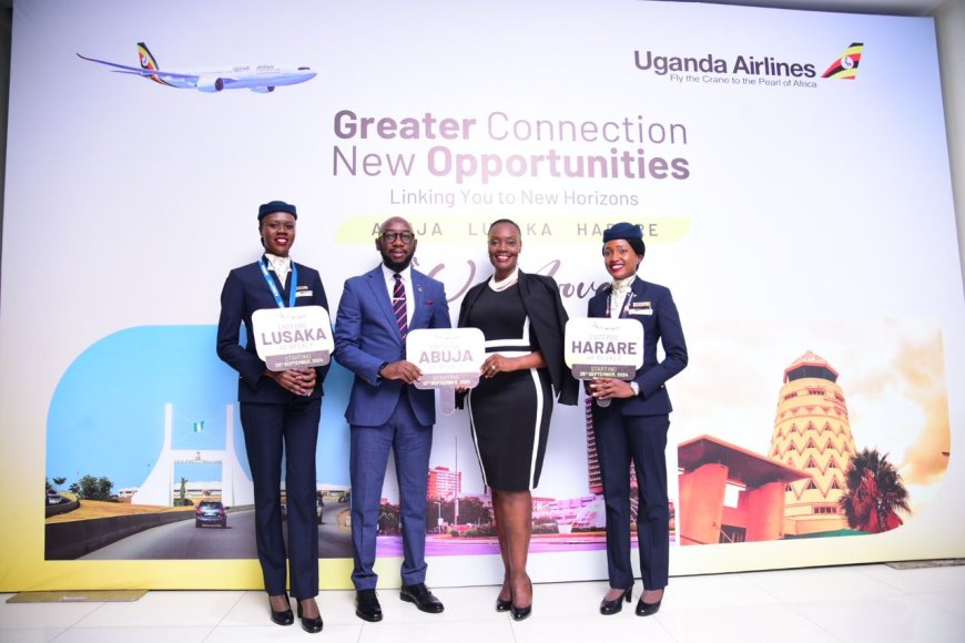 Uganda Airlines extends New Destinations to Harare, Abuja and Lusaka