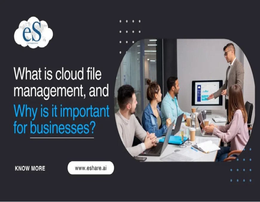 What is cloud file management, and why is it important for businesses?