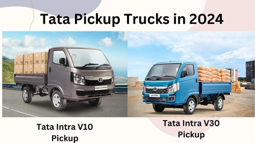 Tata Pickup Trucks for Small Transport Business