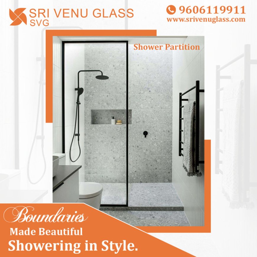 Bathroom partition glass