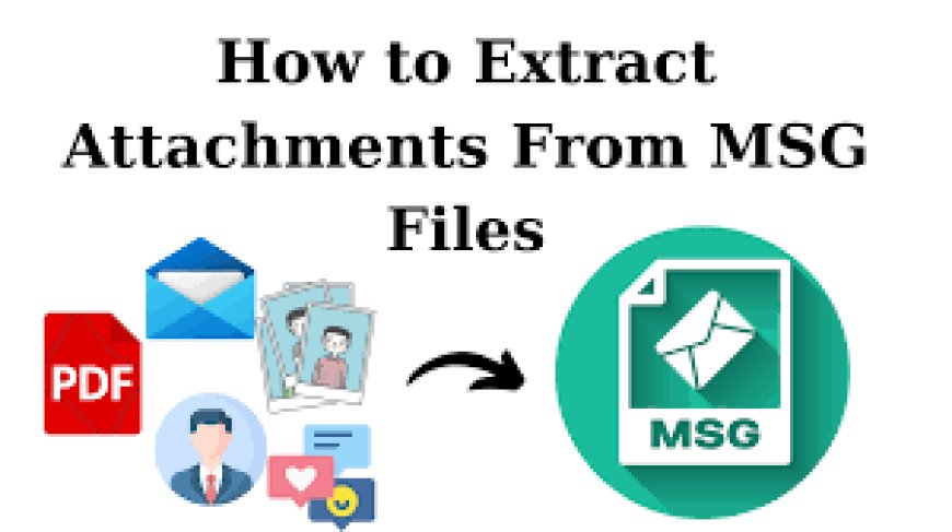 How to Easily Extract Attachments from MSG Files?