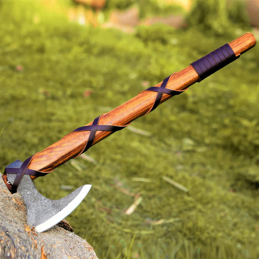 Handmade Viking Axe | Hunt Craft Knives