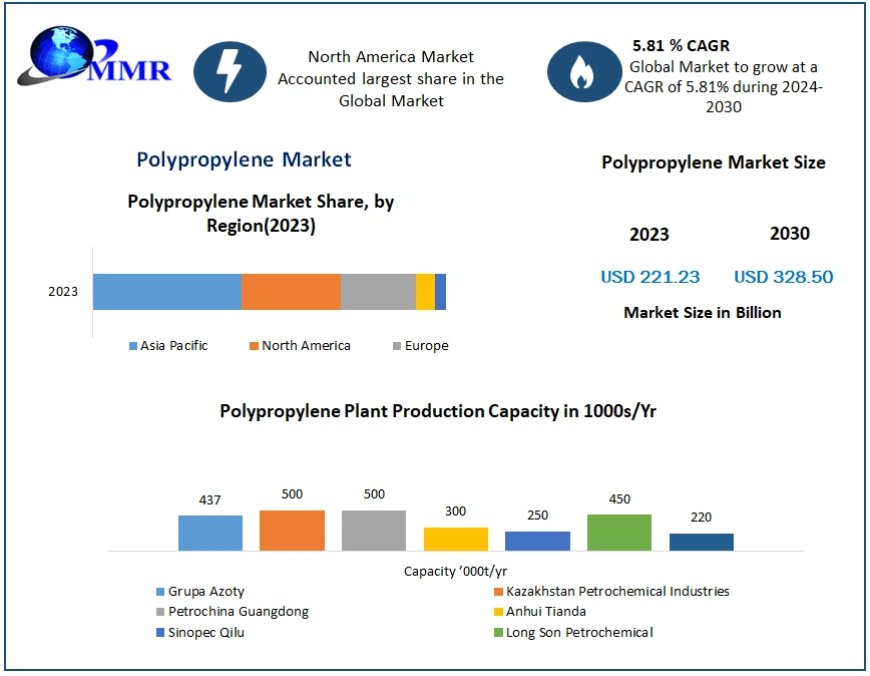 Robust Growth Forecast: Polypropylene Market to Expand at 5.81% CAGR to USD 328.50 Billion by 2030