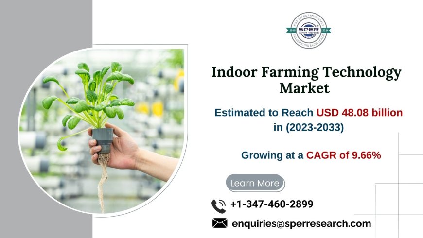 Indoor Farming Technology Market Trends and Revenue Insights, Growth Strategy, Key Players, and Challenges for 2033 - SPER Market Research