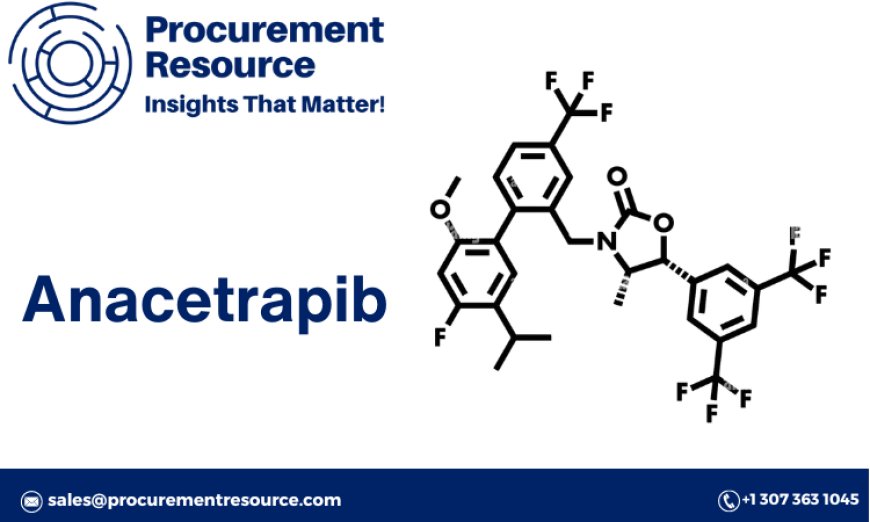 Anacetrapib Production Process with Cost Analysis