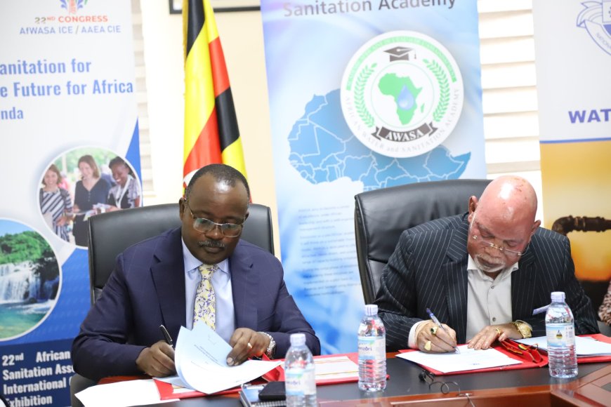 Uganda, AfWASA sign host agreement for the African Water and Sanitation Academy