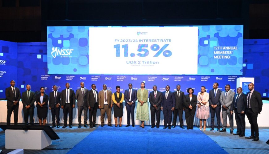 NSSF Contributors to receive 11.5% interest for FY2023/24: Finance Minister Matia Kasaija