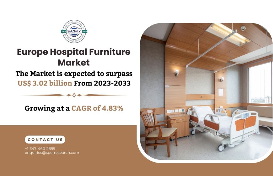 Europe Hospital Furniture Market Demand Drivers 2024: Key Manufacturers, Challenges, and Future Outlook 2033 | SPER Market Research